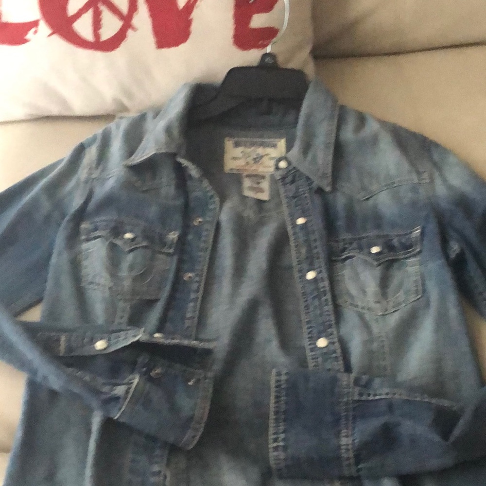 True Religion denim shirt